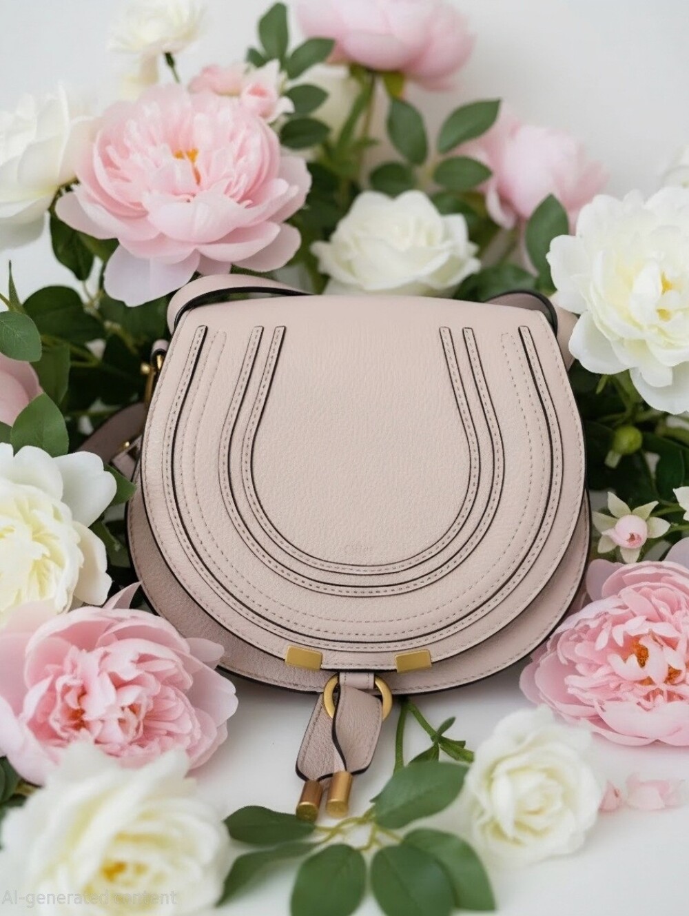 Chloe Saddle Crossbody Bag in Misty Lavender
